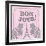 A Pretty and Pink Eiffel-Morgan Yamada-Framed Art Print