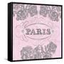 A Pretty and Pink Paris-Morgan Yamada-Framed Stretched Canvas