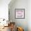 A Pretty and Pink Paris-Morgan Yamada-Framed Art Print displayed on a wall