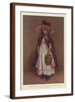 A Pretty Christmas Visitor, When Grandmother Was Young-Kate Greenaway-Framed Giclee Print
