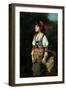 A Pretty Peasant Girl-Alexei Alexevich Harlamoff-Framed Giclee Print