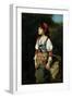 A Pretty Peasant Girl-Alexei Alexevich Harlamoff-Framed Giclee Print