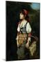 A Pretty Peasant Girl-Alexei Alexevich Harlamoff-Mounted Giclee Print