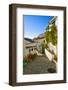 A pretty street in 17th century Acebuchal in the Sierras of Tejeda, Andlaucia, Spain, sits on a...-Panoramic Images-Framed Photographic Print
