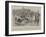 A Pricking-Sledge Race at Hindeloup, in Holland-null-Framed Giclee Print