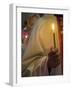 A Priest's Hand Holding a Candle During Mass in Easter Week, Old City, Israel-Eitan Simanor-Framed Photographic Print