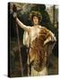 A Priestess of Bacchus-John Collier-Stretched Canvas