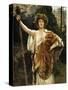 A Priestess of Bacchus-John Collier-Stretched Canvas