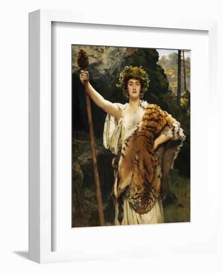 A Priestess of Bacchus-John Collier-Framed Giclee Print