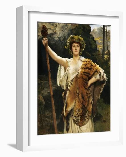 A Priestess of Bacchus-John Collier-Framed Giclee Print