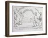 A Prince and a Poltron, Published by J. Aitken in 1789-null-Framed Giclee Print