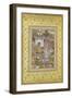 A Prince Giving Audience Mughal Late 16th Century-null-Framed Giclee Print