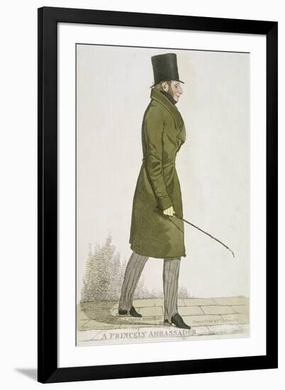 A Princely Ambassador, 1822-Richard Dighton-Framed Giclee Print