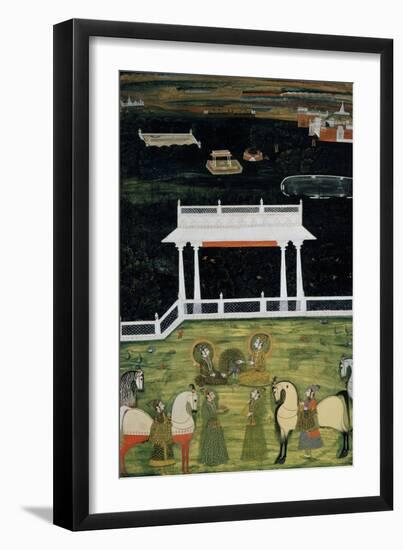 A Princely Paradise, C. 1750-1760-null-Framed Giclee Print
