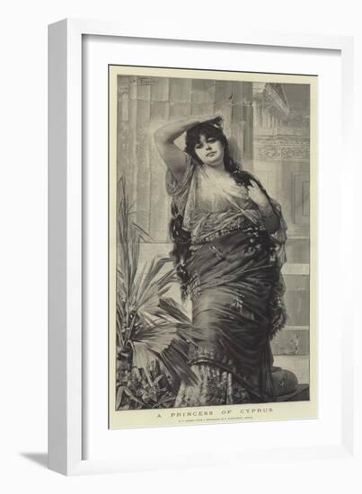 A Princess of Cyprus-Nathaniel Sichel-Framed Giclee Print