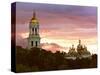 A Principal Bell Tower and Assumption Cathedral of the Kiev Pechersk Monastery (11th Cent.)-null-Stretched Canvas