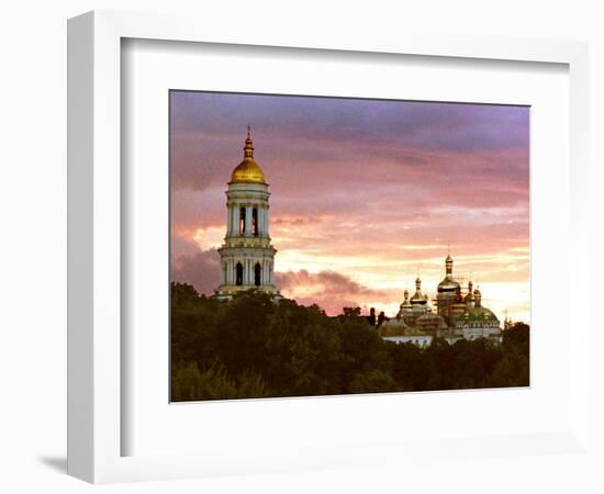 A Principal Bell Tower and Assumption Cathedral of the Kiev Pechersk Monastery (11th Cent.)-null-Framed Photographic Print