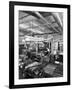 A Print Room in Operation, Mexborough, South Yorkshire, 1959-Michael Walters-Framed Photographic Print