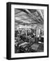 A Print Room in Operation, Mexborough, South Yorkshire, 1959-Michael Walters-Framed Photographic Print