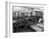 A Print Room, Mexborough, South Yorkshire, 1959-Michael Walters-Framed Photographic Print