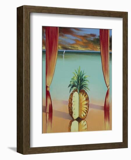 A private audition for The Recluse, 2020 (oil on canvas)-Andrew Hewkin-Framed Giclee Print