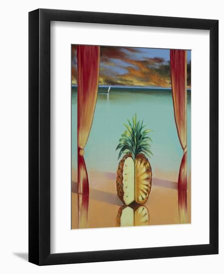 A private audition for The Recluse, 2020 (oil on canvas)-Andrew Hewkin-Framed Giclee Print