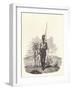 'A Private of the 5th West India Regiment', c1812 (1909)-Joseph Constantine Stadler-Framed Giclee Print