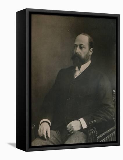 A private portrait of King Edward VII, c1890 (1911)-W&D Downey-Framed Stretched Canvas