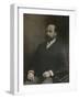 A private portrait of King Edward VII, c1890 (1911)-W&D Downey-Framed Photographic Print