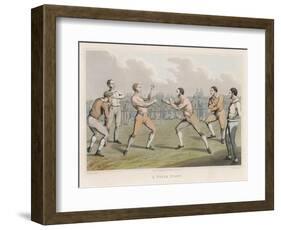 A Prize Fight-null-Framed Art Print