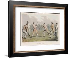 A Prize Fight-null-Framed Art Print