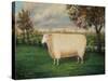 A Prize Sheep of the Old Lincoln Breed, 1835-W. Adamson-Stretched Canvas