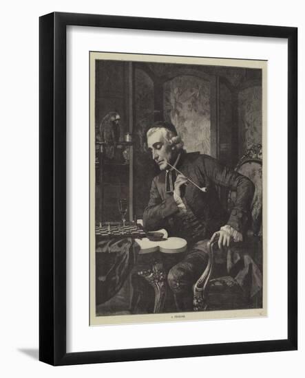 A Problem-null-Framed Giclee Print