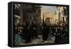 A Procession Along Calle Génova-Alfred Dehodencq-Framed Stretched Canvas