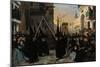 A Procession Along Calle Génova-Alfred Dehodencq-Mounted Giclee Print
