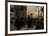 A Procession Along Calle Génova-Alfred Dehodencq-Framed Giclee Print