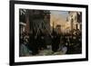 A Procession Along Calle Génova-Alfred Dehodencq-Framed Giclee Print