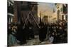 A Procession Along Calle Génova-Alfred Dehodencq-Mounted Giclee Print