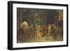 A Procession, C.1880-Adolphe Joseph Thomas Monticelli-Framed Giclee Print