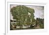 A Procession in Bruges at the End of the 19th Century,' 19th Century-null-Framed Giclee Print