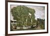 A Procession in Bruges at the End of the 19th Century,' 19th Century-null-Framed Giclee Print