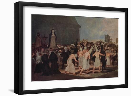 A Procession of Flagellants', 1812-1819 (1939)-Francisco Goya-Framed Giclee Print