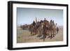 A Procession of Pilgrims on their Way to Mecca, 1861-Léon Adolphe Auguste Belly-Framed Giclee Print