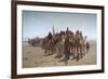 A Procession of Pilgrims on their Way to Mecca, 1861-Léon Adolphe Auguste Belly-Framed Giclee Print