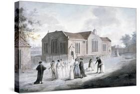 A Procession of Schoolchildren Entering Broadway Chapel, Westminster, London, 1797-Daniel Orme-Stretched Canvas
