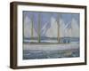 A Procession of Yachts-Philip Wilson Steer-Framed Giclee Print