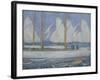 A Procession of Yachts-Philip Wilson Steer-Framed Giclee Print