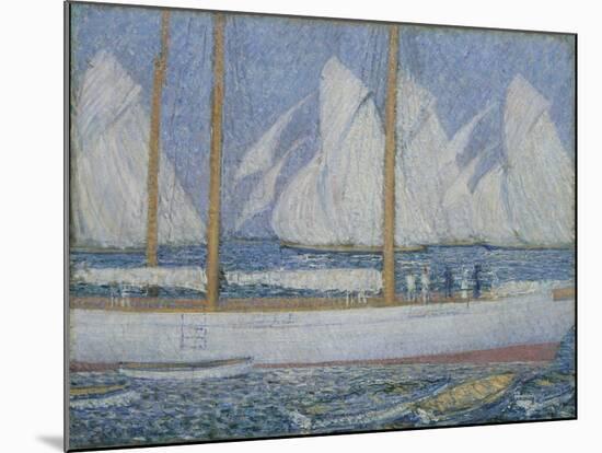 A Procession of Yachts-Philip Wilson Steer-Mounted Giclee Print