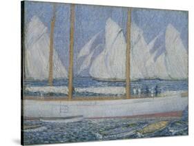 A Procession of Yachts-Philip Wilson Steer-Stretched Canvas