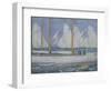 A Procession of Yachts-Philip Wilson Steer-Framed Giclee Print